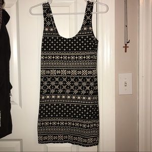 Forever 21 Black//Ivory Tribal Bodycon dress